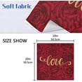 thumbnail image 6 of Coolnut Cloth Napkins 1PCS,Artistic Red Rose Soft and Skin Friendly Dinner Napkins Washable for Valentine's Day Dinner, Hotel, Wedding,BBQ Party, 6 of 7
