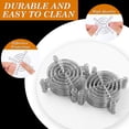 thumbnail image 3 of 20Pcs 58mm Fan Grill Metal Fan Guard Cooling Fan Finger Guard Protector PC Fan Grill for 60mm Case Fan(Silver Tone), 3 of 7