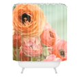 thumbnail image 1 of Deny Designs Rideau de Douche Bree Madden Spring Ranunculus, 1 of 2