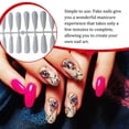 thumbnail image 3 of Guardurnaity 24 piezas de uñas postizas extra largas estilo ataúd parche para uñas puntas de uñas suministros de bricolaje decoración de Arte de uñas blanco, 3 of 6