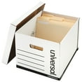 thumbnail image 2 of Universal Heavy-Duty Fast Assembly Lift-Off Lid Storage Box, Letter/Legal, White, 12/CT, 2 of 2