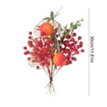 thumbnail image 3 of VQPeo Simulated Fruit Bouquet, Foam Christmas Floral Arrangement, Festive Home Table Centerpiece for Holiday Parties & Living Room Decor, 3 of 5