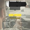 thumbnail image 7 of Polarized Car Sun Visor Extension with PC Lens and Side Sunshade Anti-Glare Windshield Visor Universal for Most Cars, Black, 7 of 7