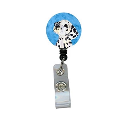 Carolines Treasures SS4768-BU-BR Dalmatian Retractable Badge Reel Or Id Holder With Clip