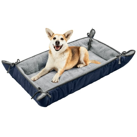 Dog Cuddler Bed,Soft Plush Pet Sofa Thick Kennel Cushion Pad Crate Mat Blanket Car Seat Cover for Small Medium Large Dogs Puppy