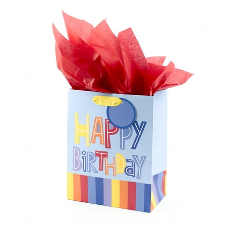 Hallmark Medium Gift Bag with Tissue (Happy Birthday)