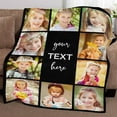 thumbnail image 4 of Personalized Blankets and Throws Photo Blanket Customized Using My Own Photos Customized Blanket Collage Blanket Customized, 4 of 6