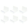 thumbnail image 3 of PAMINGONO 6Pcs Retail Shop Plastic Wallet Showing Stand Desktop Organizer for Price Tags and Cards, 3 of 8