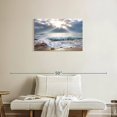 thumbnail image 2 of Elephant Stock Ocean At Sunrise Wall Art - Horizontal Canvas Wall Art - Living Room Wall Decor - Beach Canvas - Beige And Blue Decor - 30" x 20", 2 of 4