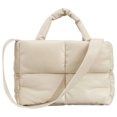 thumbnail image 1 of Bolso Casual FLhrweasw Asa Superior Mujer Gran Capacidad Shopper Viaje Blanco, 1 of 6