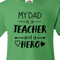 thumbnail image 4 of Inktastic My Dad is a Teacher and a Hero Youth T-Shirt, 4 of 5