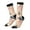 3 Black, variant on Cute Ink Drawn Elephants Print Adult Socks for Men & Women,Calf Socks, Ankle Socks,Boots Socks,Breathable Casual Sock,Unisex Crew Socks