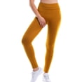 thumbnail image 4 of MixMatchy Women's Soft Fleece Lined High Waist Solid Leggings, 4 of 5