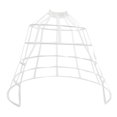 thumbnail image 4 of Women's Cage Pannier Hoop Skirt Bustle Petticoat (5 Hoops) White, 4 of 6