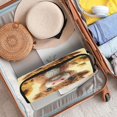thumbnail image 5 of Hair Tools Storage with Heat Resistant Mat- Sunflowers and Butterflies Printed Curling Iron Travel Bag/Flat Iron Case for Women, 5 of 8