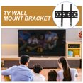 thumbnail image 6 of Raindrops 1Pack Black Low Wall Mount Bracket Space Saving For 26-65 Inches Tv Compatibility Modern Style, 6 of 7