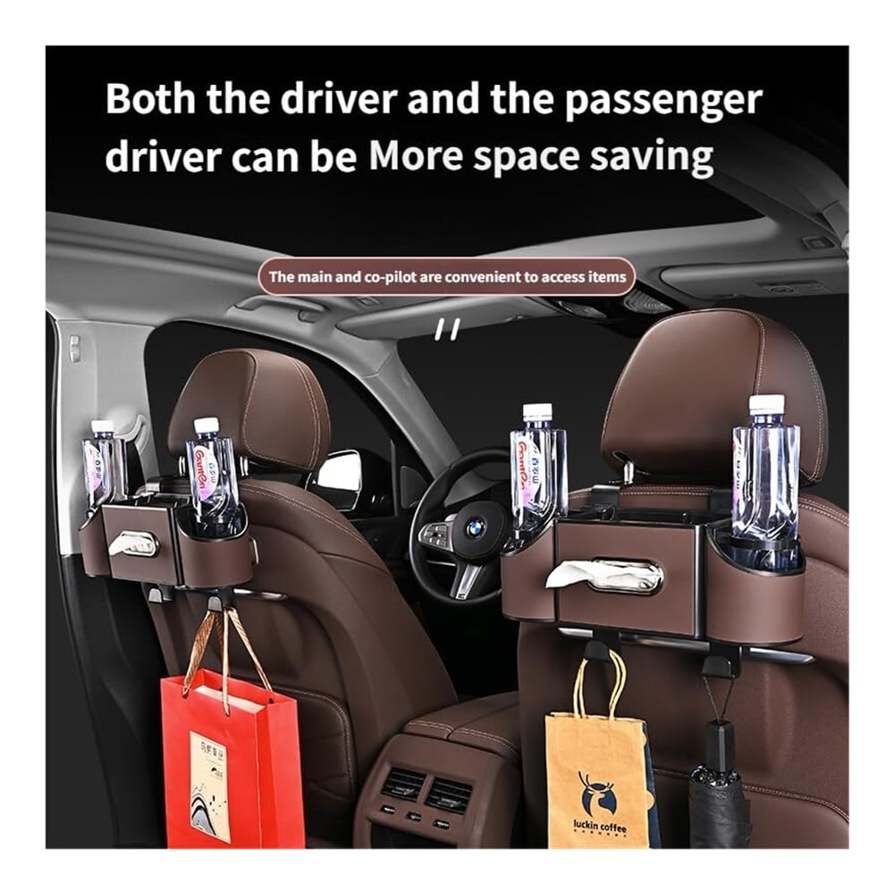 Car Organizer Back Seat, Multi-Pocket Backseat Car Organizer for Car Storage and Organization, Universal Car Seat Back Organizer for Travel, Family & Daily Use