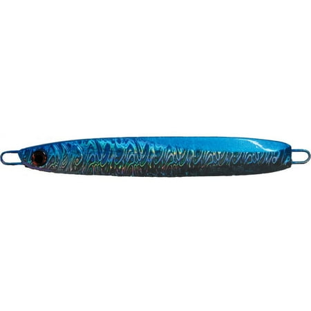 UPC: 0896019002223 | Frenzy TAJ-B09 Rigged Angry Jig 9 oz 2 Assist Hooks Blue
