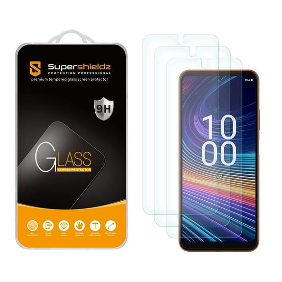 (3 Pack) Supershieldz Designed for Celero 5G Plus 2024 Tempered Glass Screen Protector, Anti Scratch, Bubble Free