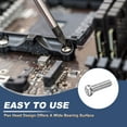 thumbnail image 5 of Uxcell M3.5x12-0.6mm Pan Head Machine Screws, Phillips Drive for Computers, 50 Pcs, 5 of 7