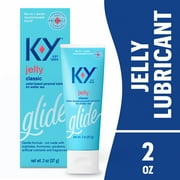 K-Y Jelly Personal Lubricant, Water Based Lube For Sexual Wellness, Vaginal Moisturizer, 2 FL OZ