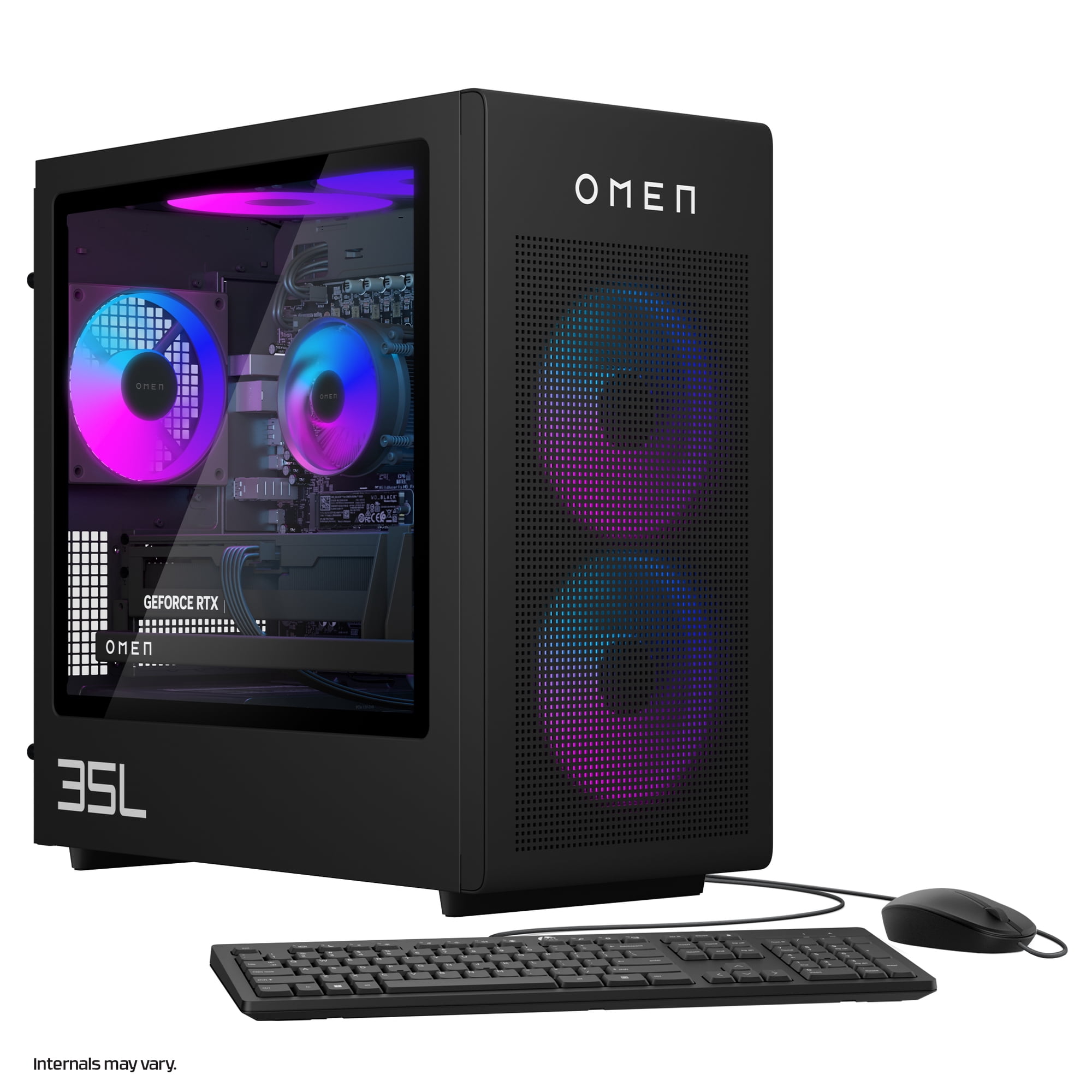 HP OMEN 35L Gaming Desktop, Intel Core i7-14700F, Nvidia GeForce RTX 5070Ti, 32GB DDR5, 1TB SSD, Windows 11, GT16-0544