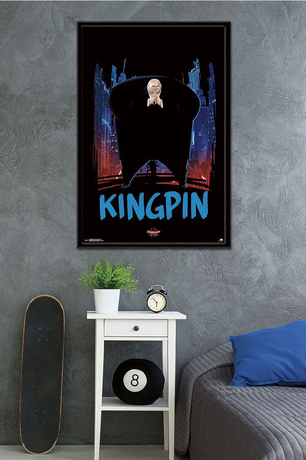 Marvel Spider-Man - Into The Spider-Verse - Kingpin Wall Poster, 22.375" x 34", Framed