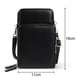 thumbnail image 2 of Pequeño monedero del teléfono celular de Crossbody, cartera del bolso del hombro con ranuras para tarjetas de crédito, 2 of 5