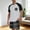 Black, variant on Men's Plaid Two Piece Pajama Set Plus Size Color Block Raglan Short Sleeve Crew Neck Shirts and Shorts Loose Casual Loungewear Pajama Tops and Pajama Shorts with Pocket