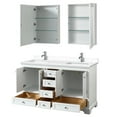 thumbnail image 2 of Wyndham Collection Wcs202060d-Vca-Med Deborah 60" Free Standing Double Basin Vanity Set -, 2 of 7