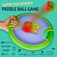 thumbnail image 2 of Bouncy Paddle & Stringy Ball Game - Red & Green - Refresh Sports, 2 of 7