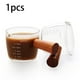 thumbnail image 4 of Taza medidora de café, jarra medidora transparente de vidrio, taza para verter café Espresso para restaurante, , Espresso, barra de, 4 of 9
