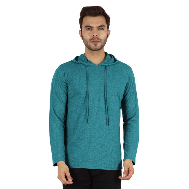 Inkmeso Sweat à Capuche d'Hiver Uni pour Hommes Manches Longues avec Cordon de Serrage