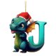 thumbnail image 2 of 26 Letras Dinosaurio Navidad Plano para Navidad para Navidad (J), 2 of 9