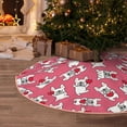 thumbnail image 6 of KLL French Bulldog And Heart Christmas Tree Skirt 30" ,Party Decorations Farmhouse for Christmas Decorations Holiday Party, 6 of 6