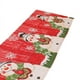 thumbnail image 4 of Camino de mesa navideño Impresión de bandera Desgaste Bandera de mesa navideña de Navidad resistente a la suciedad para decoración de mantel navideño Modelo de muñeco de nieve, 4 of 12