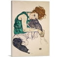 thumbnail image 1 of ARTCANVAS Seated Woman With Bent Knee 1917 Canvas Art Print by Egon Schiele - Size: 26" x 18" (0.75" Deep), 1 of 9