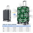 thumbnail image 6 of Kdxio Christmas Pattern At Buffalo Plaid Pattern Luggage Cover for Travel,Elastic and Durable,Fits 18-32 Inch,Anti-Scratch Suitcase Protector, 6 of 9