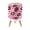 Color 2, variant on Leopard Print Small Trash Can with Lid Abstract Organic Honeycomb Neutral Beige Earthy Tones 1.8 Gallon Dog Proof Trash Can Round Garbage Can Waste Bin Wastebasket for Bathroom Bedroom Living Room