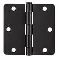 thumbnail image 6 of Design House 6-Pack 3.5" H x .25" Radius Butterfly Interior/Exterior Door Hinges, Matte Black, 6 of 13