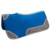 Showman 32" x 31" Blue Felt Saddle Pad