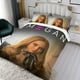 thumbnail image 3 of Película M3GAN Megan Conjunto de sábanas temático, trío de piezas, cómodo y amigable con la piel, diseño único, regalo de decoración para el hogar para familiares, amigos y fans,140cm *210cm, 3 of 6