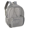 thumbnail image 3 of Rongfmy Sac à Dos en Maille Sac de Sport Mode Sac à Dos Transparent avec Sangle Ajustable Sac à Dos de Plage Sac de Sport pour Randonnée Magasinage de Rue Gris, 3 of 9