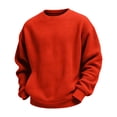 thumbnail image 5 of Gytharion Boys Crewneck Sweatshirts Solid Color Pullover Tops Fall and Winter Waffle Casual Warm Long Sleeve Tops,3T-14T, 5 of 5