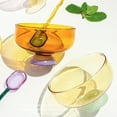 thumbnail image 4 of Ice Cream Glass Bowls Colored Dessert Bowls Vintage Diamond Glass with Footed Sundae Snack Cups for Farmhouse Holiday Party, 4 of 5