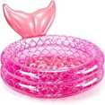 thumbnail image 1 of Kids Pool, Round Inflatable Pool, Inflatable Paddling Pool, Paddle, 1 of 5