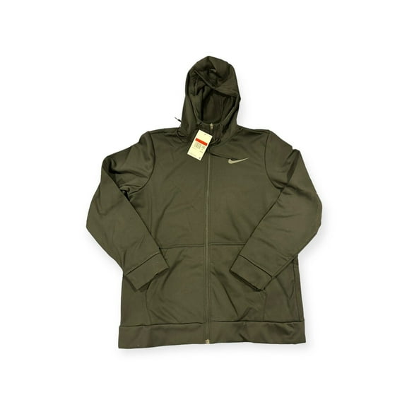 Nike Men's Long Sleeve Training Zip Up Jacket - Black (CU6231-010) (Large)