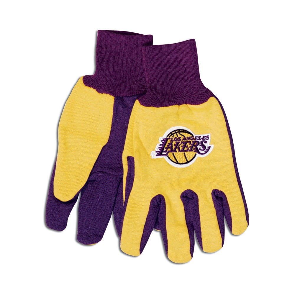 Los Angeles Lakers Two Tone Gloves Adult by Wincraft