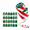 24PC CC2, variant on USB Christmas Projection Light for Car, Holiday Image Projector with Changeable Santa Snowflake Reindeer Tree Patterns for Vehicle Window and Indoor Decor