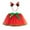 Red, variant on Diufon Christmas Skirts for Toddler Baby Girls A-line Layered Mesh Skirt with Big Bow Christmas Dance Skirt＋Hairbands
